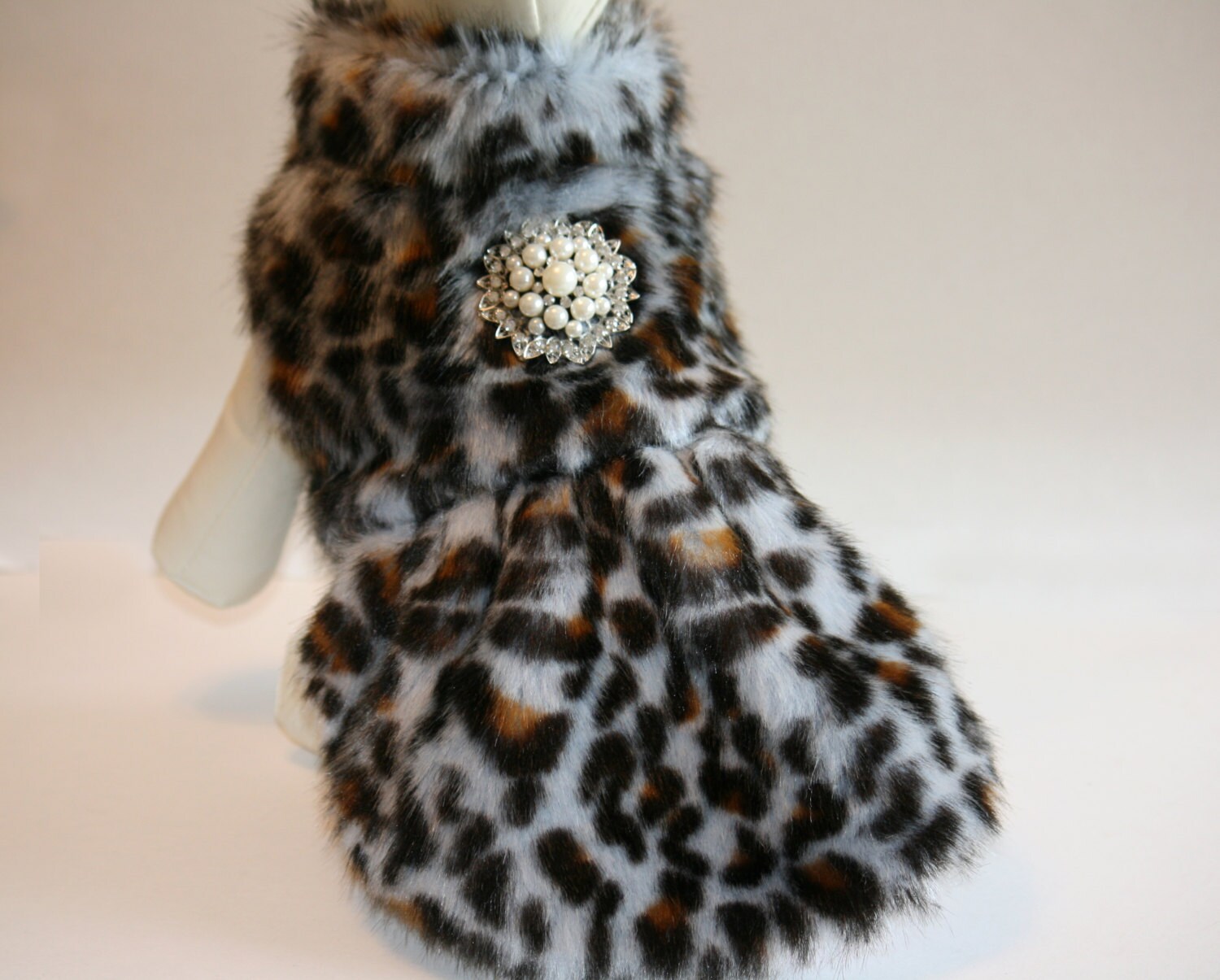 Leopard Dog Coat dog clothing Dog Jacket Dog Dress Winter