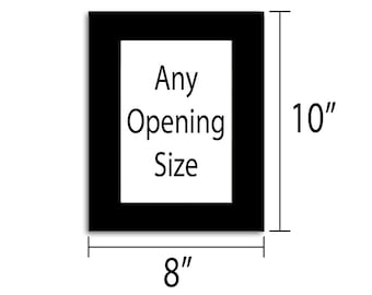 8x10 Photo Mat - Multiple Colors - Any Opening Size