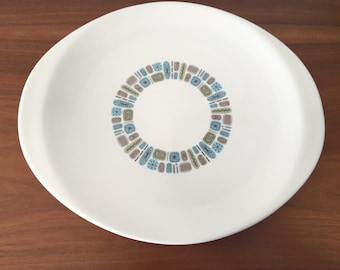 Mid Century Vintage Temporama Canonsburg Pottery Ceramic Platter Dish