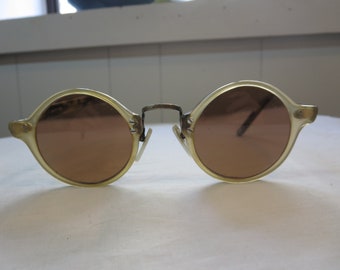 Oliver Peoples Original 1955 Vintage Round Eyeglasses Made in Japan