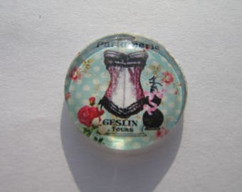 Bust-25 mm round domed cabochon