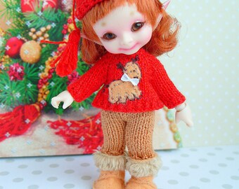 Pre-order Realpuki Christmas Deer outfit