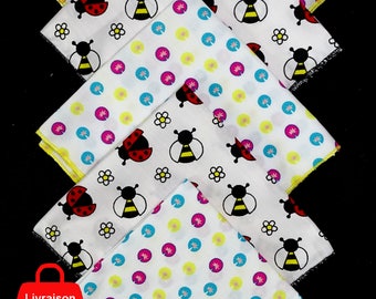 Handkerchiefs 27 x 27 cm (set of 5)