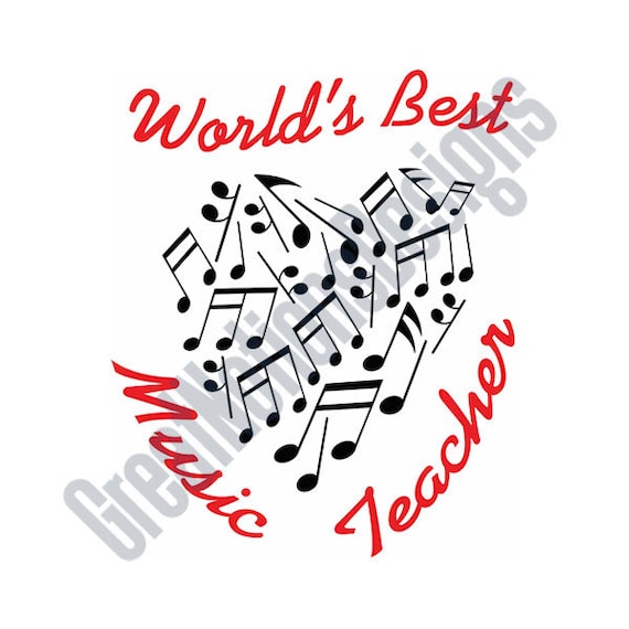 Download Best Music Teacher SVG HTV Vinyl Cutting Graphic Art