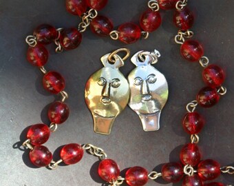 Face Milagro in Sterling Silver or Yellow Bronze