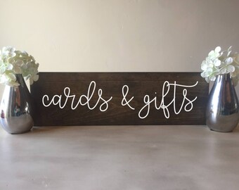 Cards and Gifts sign, Wedding Cards and Gifts Sign, Wood cards and gifts Sign, wooden cards and gifts sign, rustic cards and gifts sign