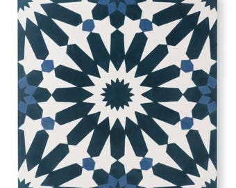 Cement Tile - Pattern: Erizo