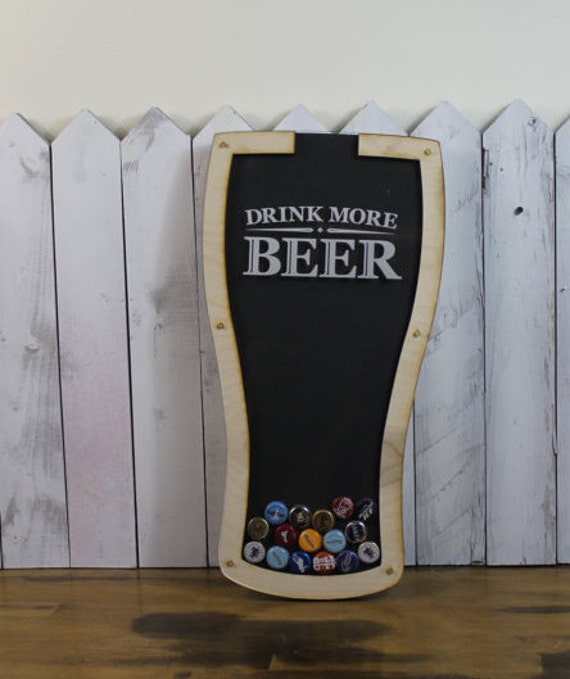 Bottle Cap Holder/Bottle Cap Display/Pilsner Shape/Pint Glass