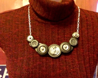 Golfers Delight Button Necklace