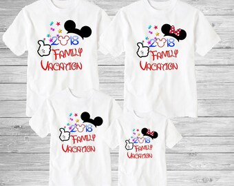 Family disney world shirts 2018, Disney Family Shirts, Matching Family Disney Shirts, Personalized Disney Shirts for Family 2018 des41