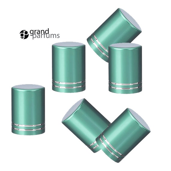 Download 3 JUMBO Metallic MATTE TURQUOISE Roll On Bottle Caps Upscale Yellowimages Mockups