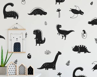 Dinosaur Wall Decals - Boy Nursery Decor, Girl Nursery Decor, Gift for Mom, Dinosaur Decor, Nursery, Wall Decor, Wall Art, Decal