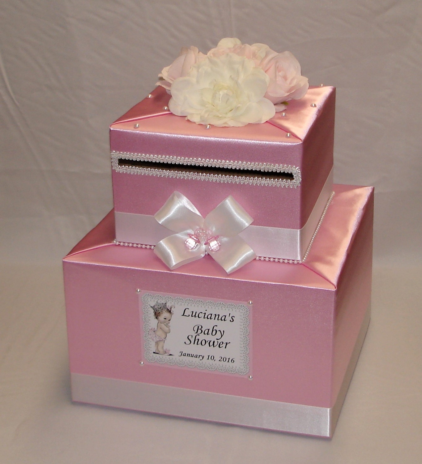 Baby Shower Card Boxany colors