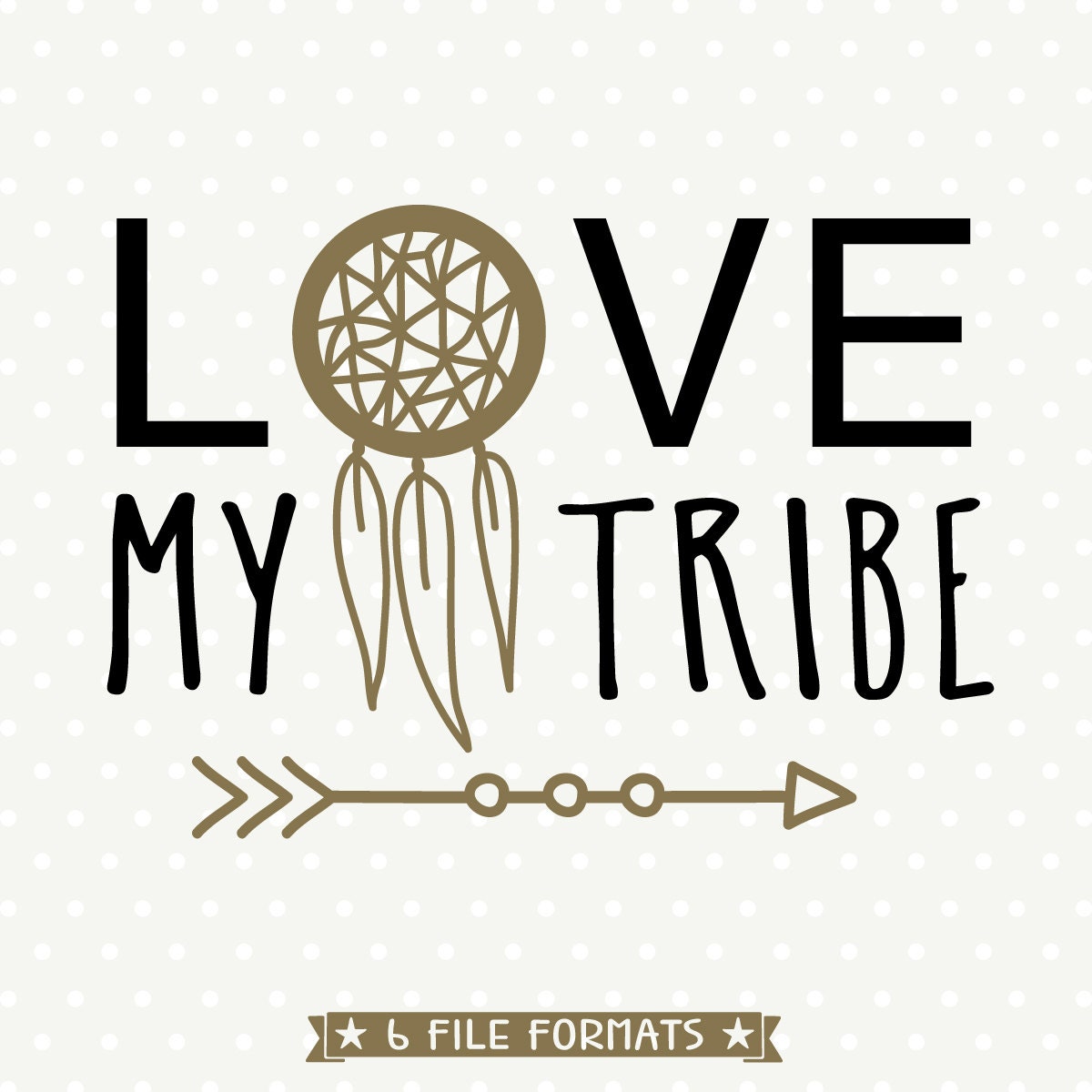 Download Tribal Vector Art Family DXF Love My Tribe SVG Commercial