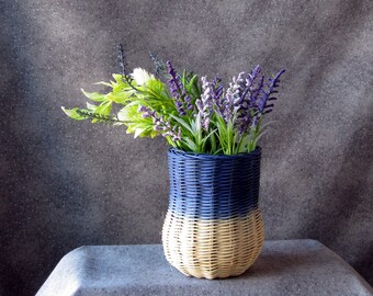 Blue Ombre Vase Basket