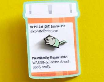 Pill Cat Enamel Pins (Wave 2)