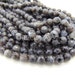 6mm Faceted Larvikite Beads, 16" strand. chakra beads for making malas, genuine gemstone beads, beads for jewelry making, bead shop #R6F-007