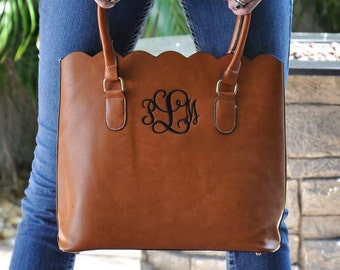 Mongram Purse - Monogrammed Tote - Bridesmaid Gift - Monogrammed Handbag - Gifts for Her - Mothers Day Gift - Fall Bridesmaid Gift