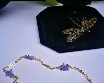 Tanzanite bracelet Gold bracelet