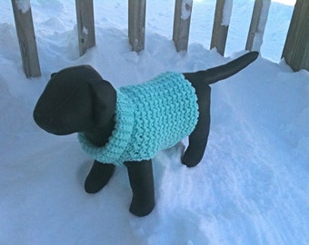 Immediate Download - PDF Crochet Pattern for the Snow Daze Dog Sweater