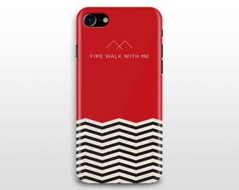 Twin Peaks iPhone 8 case, iPhone X case, iPhone 7 case , iPhone 6 plus, iPhone 5/5s Galaxy S8 S7 S6 case David Lynch Fire walk with me