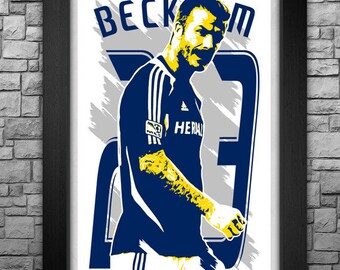 DAVID BECKHAM 11x17" art print.