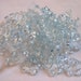Destash - (5087) 14mm acrylic aquamarine color flower beads