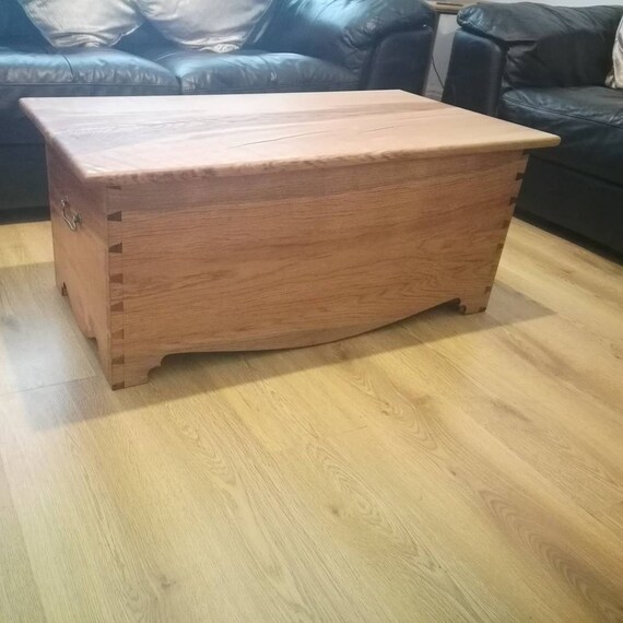 Handcrafted Dovetailed Blanket Chest Coffee Table