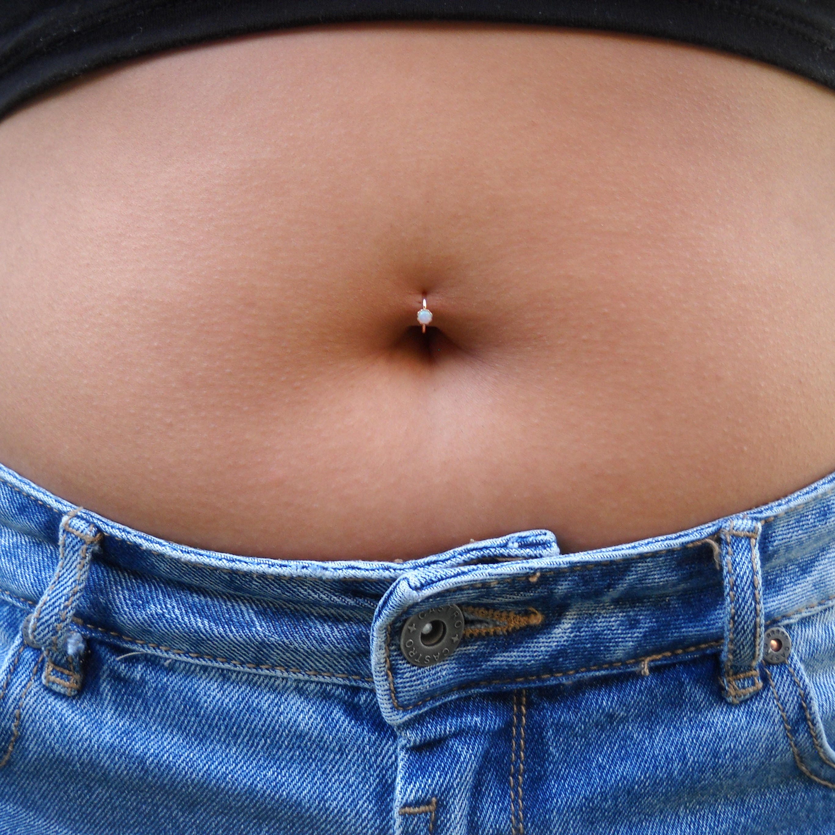 Belly Ring Navel Ring Belly Button Ring Belly Hoop 14k