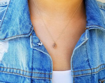 Pine cone Necklace, Minimalist Necklace, Nature Jewelry, Pinecone Necklace, Minimal Necklace, Minimal Jewelry, Dainty Necklace