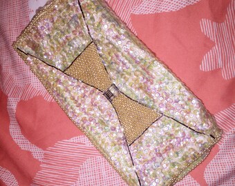1960s LA Regale Opalite Sequin Clutch