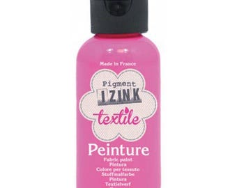 Pink paint textile Izink best neon 50ml