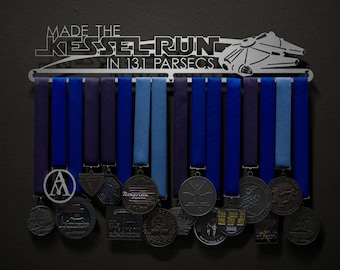 Made The Kessel Run in 13.1 Parsecs - Allied Medal Hanger Holder Display Rack