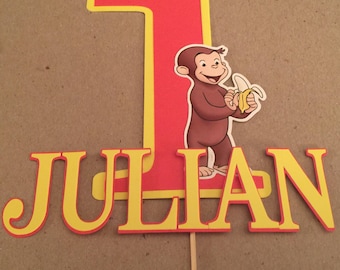 Curious George Cake Topper