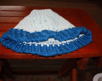 light blue hat with a blue rim