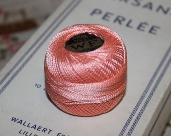 Spool cotton Persian beaded Mark Wade brothers shrimp pink