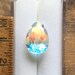 Pear shaped mystic topaz multicolor cut stone 7.19ct