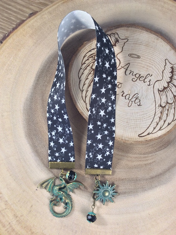 Bookmark Book of Shadows Grimoire Pagan bookmark Dragon