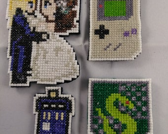 Cross Stitch Patches, Labyrinth, Harry Potter, Doctor Who