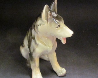 Vintage German Shepard Figurine