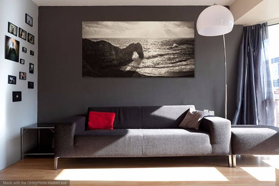 DURDLE DOOR 7. Durdle Door Print, Seascape Print, Dorset Coastline, Panoramic Print, Limited Edition, Giclee Print,