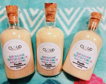 3 Organic White Cotton Candy Floss Sugar (PACKAGE OF 3)