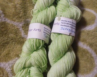 Spring Green-Shortie Sock