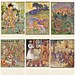 Illustration by Bilibin Russian Folk Tales, Epic. 14 Soviet Postcards. Printed in Leningrad ,1970