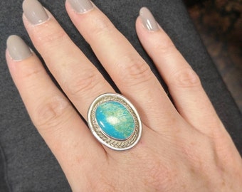 Vintage Navajo Turquoise Ring
