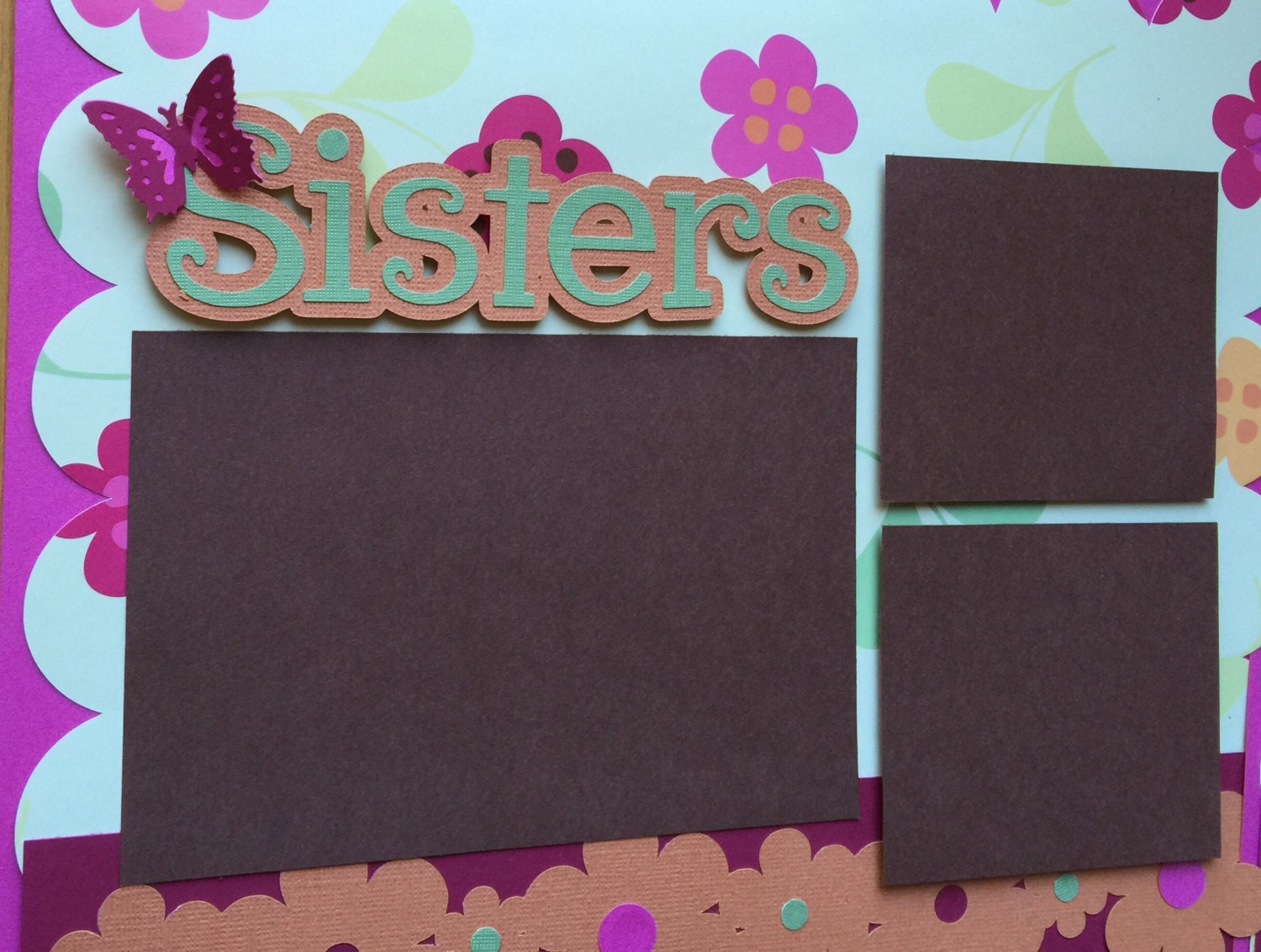 Premade Sisters Scrapbook Pages Sisters Scrapbook Page Best