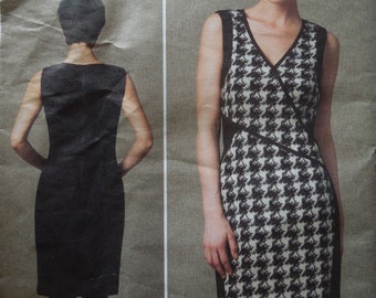 Vogue V1407, Donna Karan, dress, lined, UNCUT sewing pattern, craft supplies, sizes 14-22