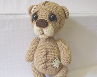 Bridesmaid gift teddy bear toy, crochet bear, Soft bear toy, Stuffed teddy bear, Сute bear,eco-friendly bear, Gift girl, Gift her, ooak bear