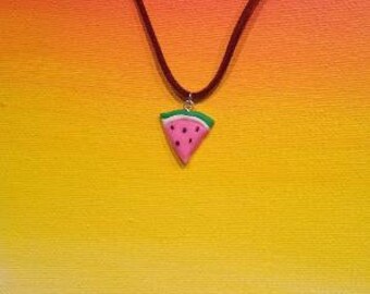 Pink Watermelon Necklace