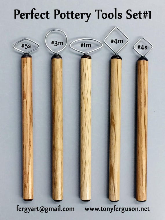 Pottery Handle Tool Set